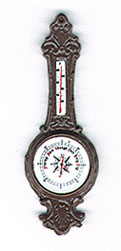 Dollhouse Miniature Barometer